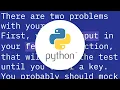 Python unittest setting a global variable correctly