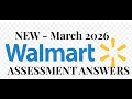 2026 Walmart Assessment Test Answers