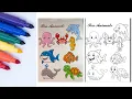 Free printable coloring pages for you Read description Coloring Sea animals compilation