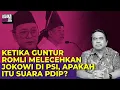 Lagu KETIKA GUNTUR ROMLI MELECEHKAN JOKOWI DI PSI, APAKAH ITU SUARA PDIP? Logika Ade Armando