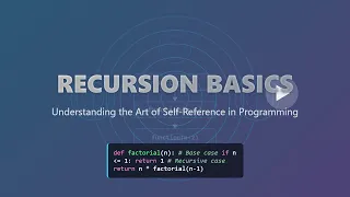 Recursion Explained for Beginners Mastering the Art of Self-Reference
