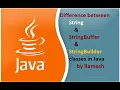 JAVA FAQ 42 Difference between String StringBuffer and StringBuilder Classes in Java