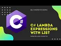 How To Use Lambda Expression in C CSharp Lambda Expression C Examples