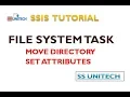 file system task in ssis ssis tutorial part 51 Move folder and rename using file system task