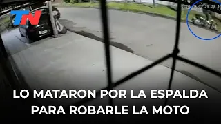 JOSÉ C. PAZ: lo mataron por la espalda para robarle la moto