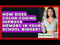 How Does Color-coding Improve Memory In Your School Binder - Ninth Grade Starter Guide