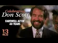 WJZ-TV Baltimore Celebrating Don Scott - Farewell After 40 Years at WJZ 7-11-14 WJZ 13