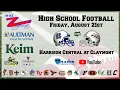 Harrison Central at Claymont - High School Football from BIG Z Sports