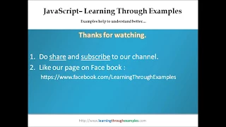 06 - JavaScript Basic Syntax n Rules Learning Through Examples