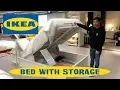 IKEA MALM Pull-up Storage Bed Frame Bed with Storage