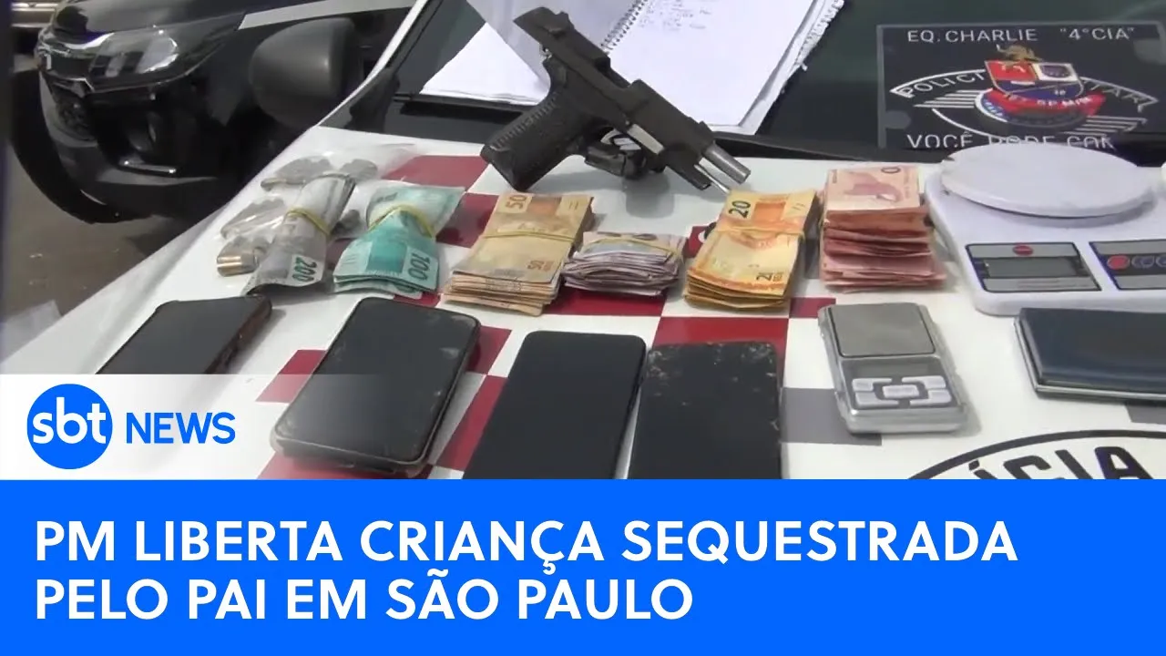 Criança sequestrada pelo pai é encontrada em 'Casa Bomba' | #SBTNewsnaTV (21/08/23)