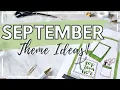 DIFFERENT THEME IDEAS FOR MY BULLET JOURNAL - SEPTEMBER Bullet Journal Set Up s CREATEWITHCAIT