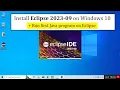How to install Eclipse IDE 2023-09 on Windows 10 Amit Thinks