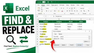How to Find and Replace Text in Excel Excel Search Tutorial