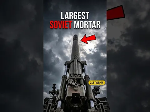 The World's Largest Mortar Soviet 2S4 Tyulpan #military #army #technology