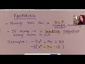 Multi Step Factoring