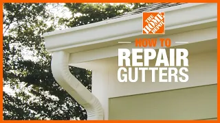 How to Repair Leaking Gutters The Home Depot