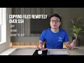 Copying files remotely over SSH with SCP and Rsync