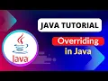 Java Tutorial Method Overriding in Java Runtime Polymorphism