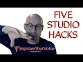 5 TIPS FOR BETTER STUDIO VOCAL PERFORMANCE