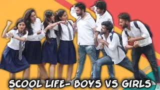 school life boys vs girls baklol video