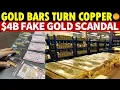 China s State Bank Gold Bar Found To Be Copper 4 Billion Fake Gold Scandal Exposed