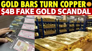 China s State Bank Gold Bar Found To Be Copper 4 Billion Fake Gold Scandal Exposed
