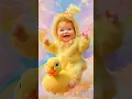 Download Lagu Cute Baby Angel and Duckling #angel #cute #baby #shorts #duck #newborn #cutebaby #short