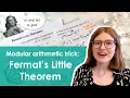 Fermat s Little Theorem Modular arithmetic trick you need to know