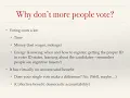 Rational Choice Model of Voting