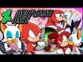 Knuckles and Rouge VS DeviantArt FT Tails