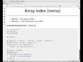 Beginner Perl Maven tutorial 4 8 - array indexes