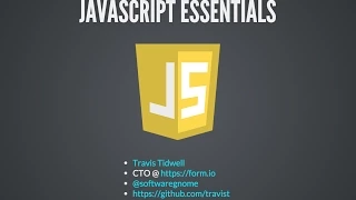 Javascript Essentials Revised