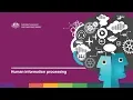 Human factor for pilots - Human information processing