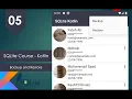 SQLite Android Course Kotlin Part 05 Backup and Restore