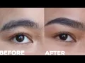 How to groom shape your eyebrows with tweezers