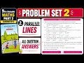 Problem Set 2 Class 9 Maths part 2 Chapter 2 Parallel Lines Geometry Maharashtra Board