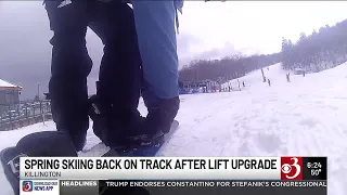Killington s spring skiing returns with upgraded Superstar lift