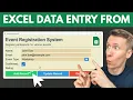 Build an Excel Data Entry Form with Python Drag Drop No Code