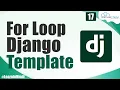 Using Django Template for Loop Django Tutorial in Hindi for Beginners