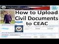 How to Upload Civil Documents to NVC CEAC