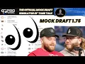 Tank Talk 2024 NFL Mock Draft 1 75 via Pro Football Network s Mock Draft Simulator w FREE TRADES
