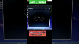 Batman Logo Using Python Turtle