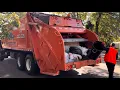 Fast Garbage Truck Crushing Trash Bulk Jamaica Ash