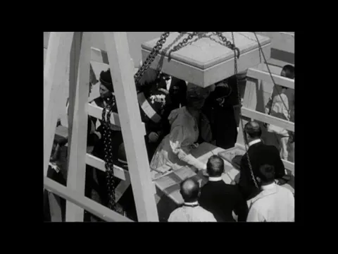 Grundstensnedlæggelse ved Gustav Adolfs Kirke (1908) Nordisk Film Kompagni