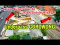 sebentar lagi bisa di gunakan underpass gorowong warung bambu karawang, semakin rapih finishing