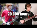 My 20000 hours of BASS progress (0 to 1 million subscribers)