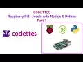 Codettes Tutorial Raspberry Pi3 Jessie with Nodejs Python Installation Pt 1