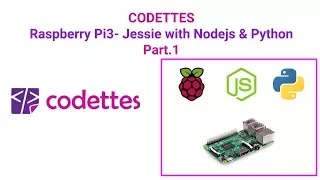 Codettes Tutorial Raspberry Pi3 Jessie with Nodejs Python Installation Pt 1