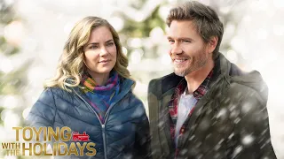 toying with the holidays 2021 lifetime christmas film cindy busby chad michael murray review